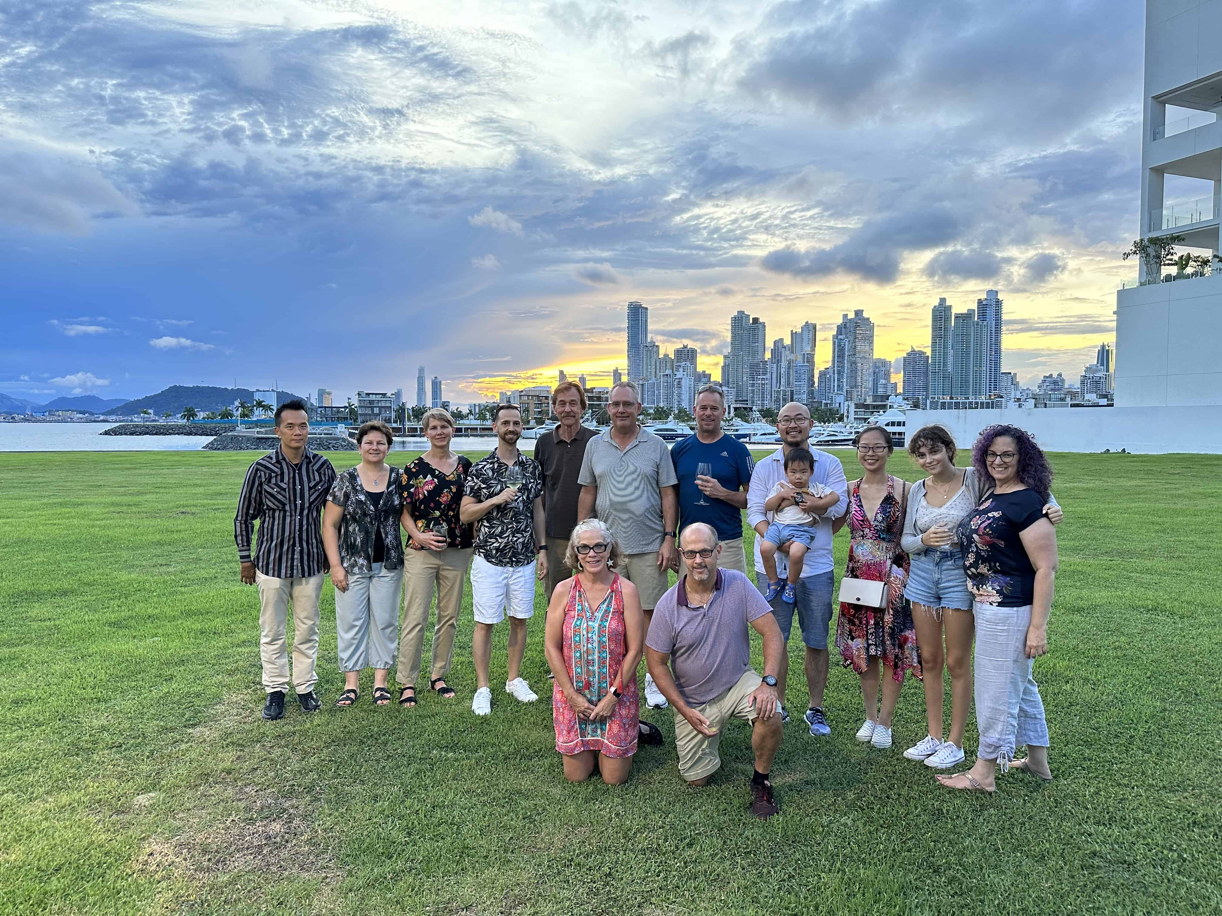 Expat Community Private Event - cocktail - sunset view from private island ocean reef - Panama - Sept 29.2022
