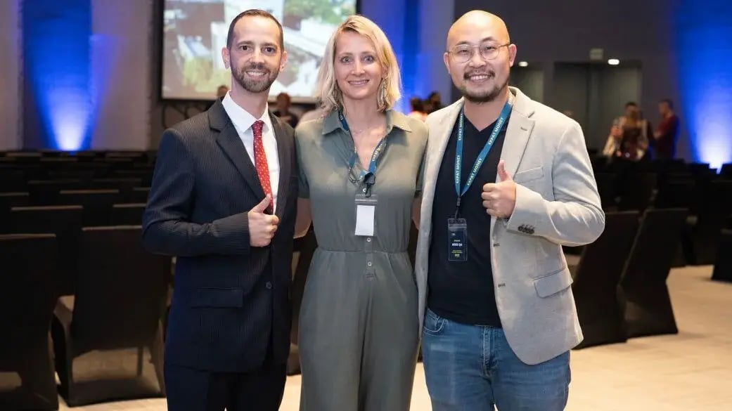 Mikkel Thorup, Xenia Schneider and Mike Qu