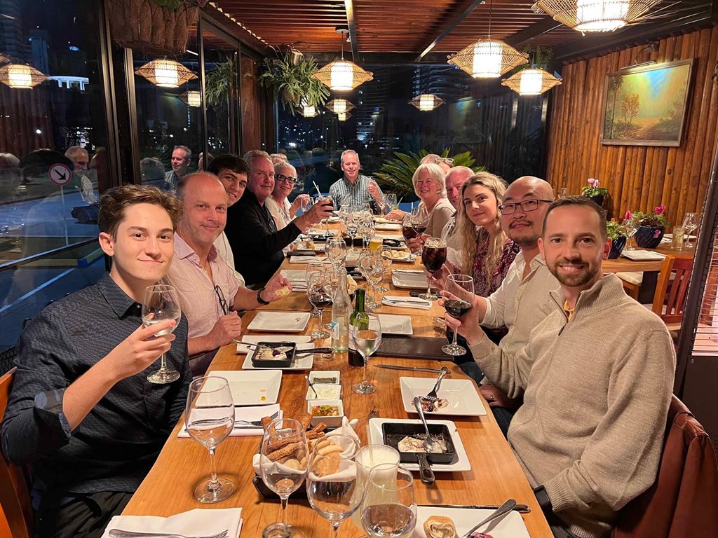 Having Great time at Punta del Este - Enjoy dinner at Restaurant La Cava with clients and parters-1